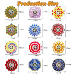MEZHOBBY mini fidget spinner with bohemian design offers tactile focus during study.