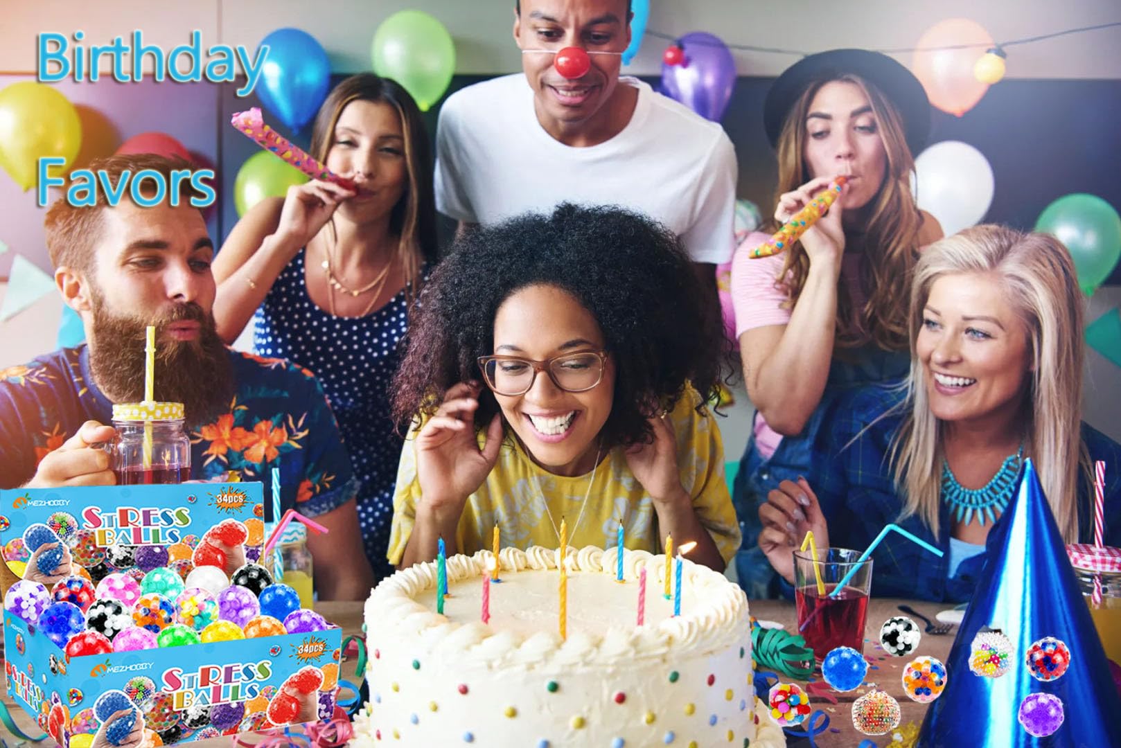 MEZHOBBY party-favor stress balls brighten celebrations and gifts