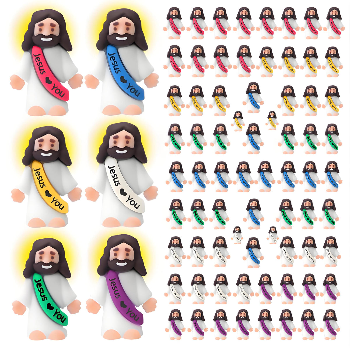 Mezzoia pocket-size Jesus figure for easy gifting and inspiration.