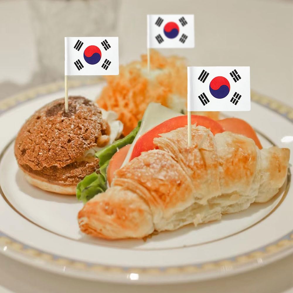 mflagperft South Korea flag bar decor with vibrant colors