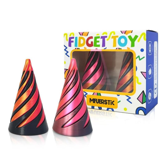 MFUERSTIC impossible pyramid passthrough—focused desk play and visual intrigue.