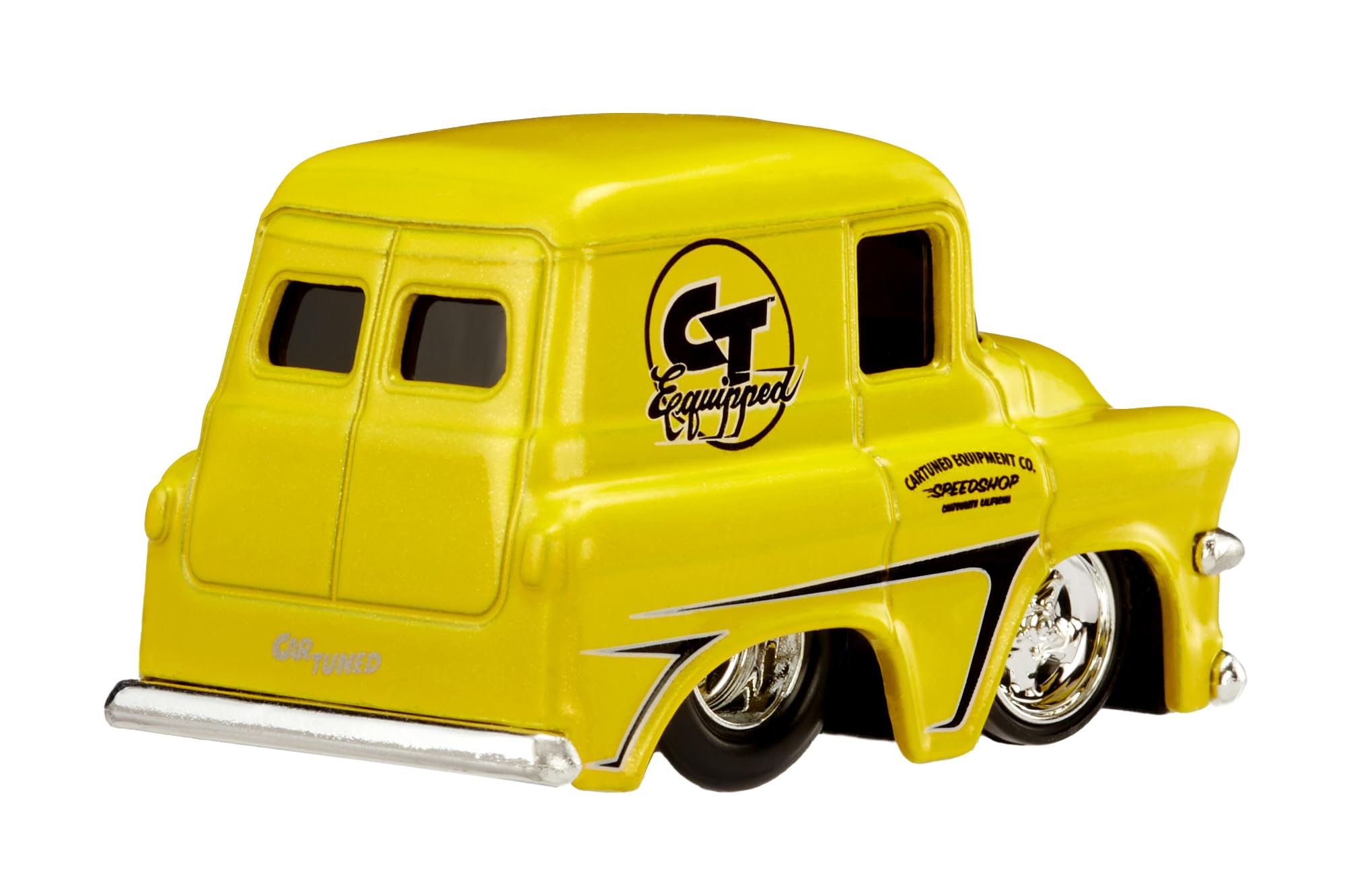 MGA CarTuned Speedshop rubber tires offer realistic grip and smooth rolling.