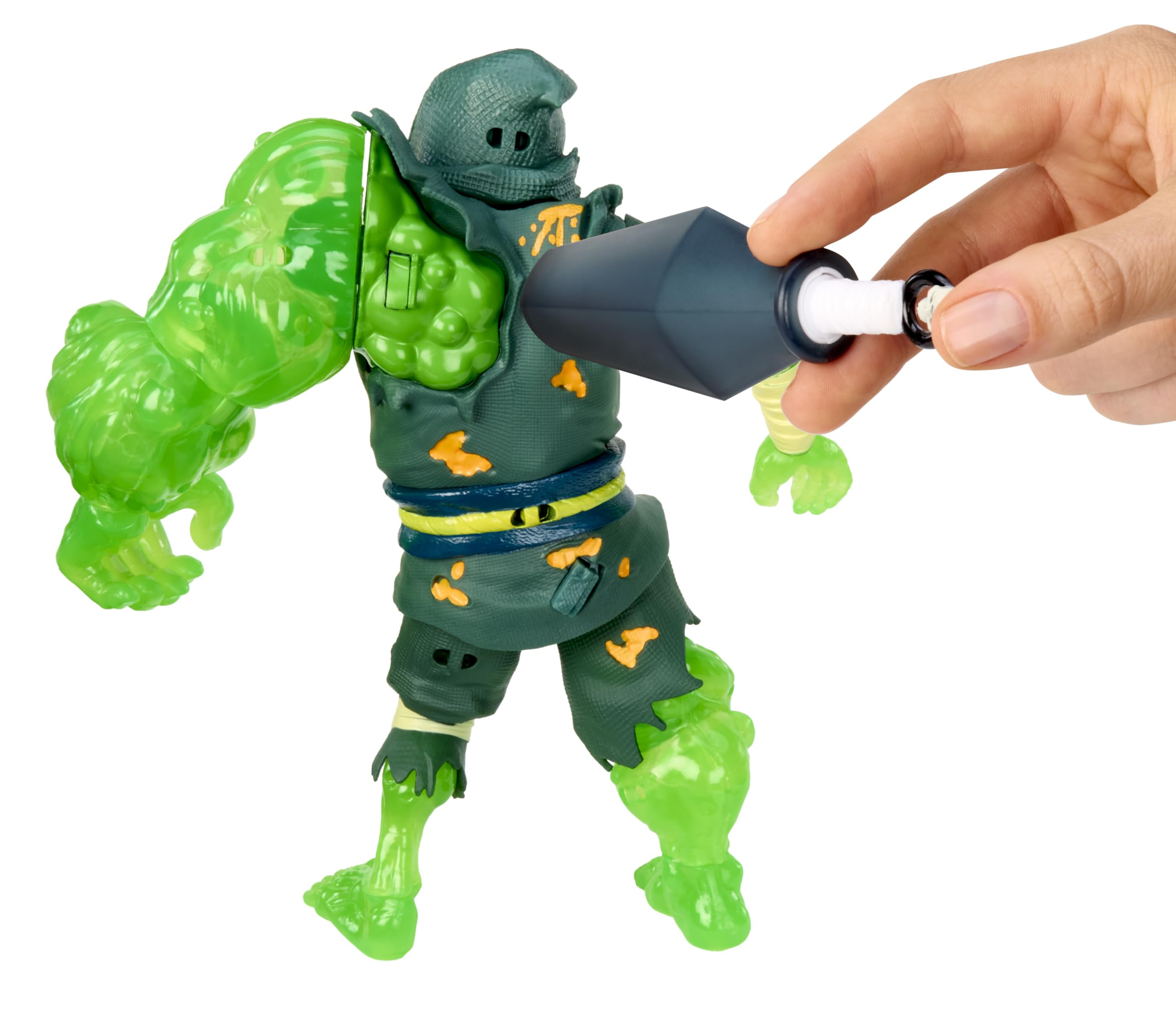 MGA Ninjombie includes weapon and accessories for adventurous play.