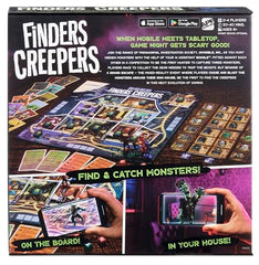 MGA Finders Creepers app-assisted AR experience shown on device screen for immersion.