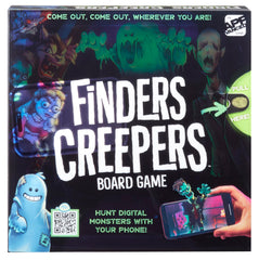 MGA Finders Creepers board game on haunted house board, inviting family strategy and suspense.