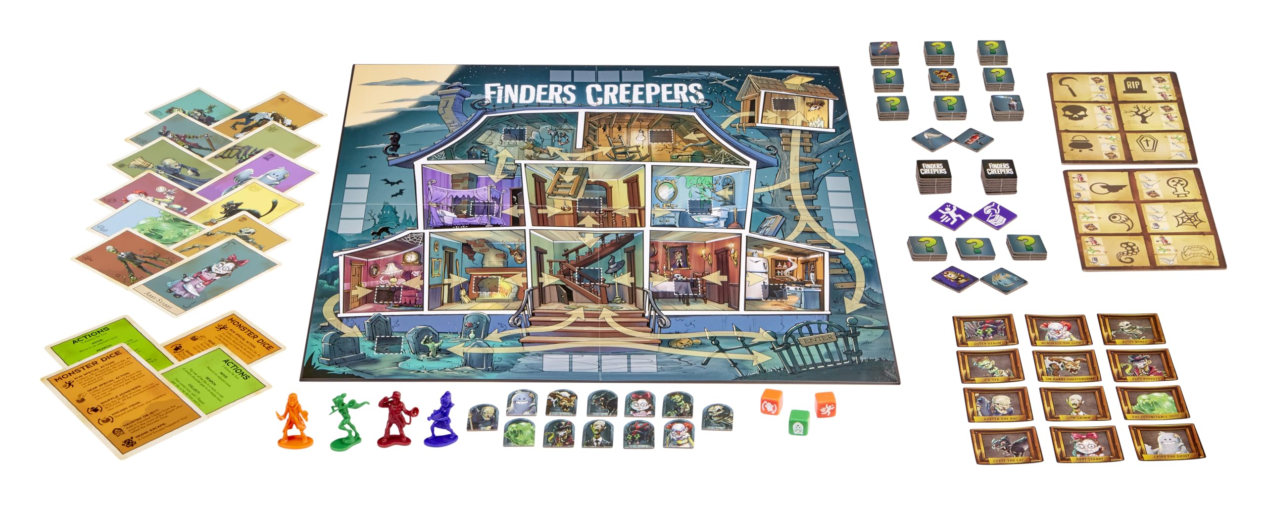 MGA Finders Creepers monsters capture goal fueling friendly competition and strategy.