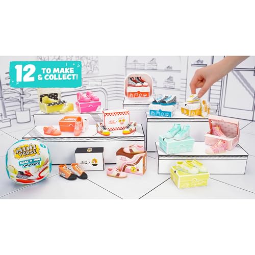 The MGA Miniverse capsule transforms into a display stand for mini sneakers.
