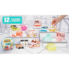 The MGA Miniverse capsule transforms into a display stand for mini sneakers.