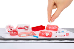 Keroppi stationery set with storage from MGA's Miniverse for compact desk organization.