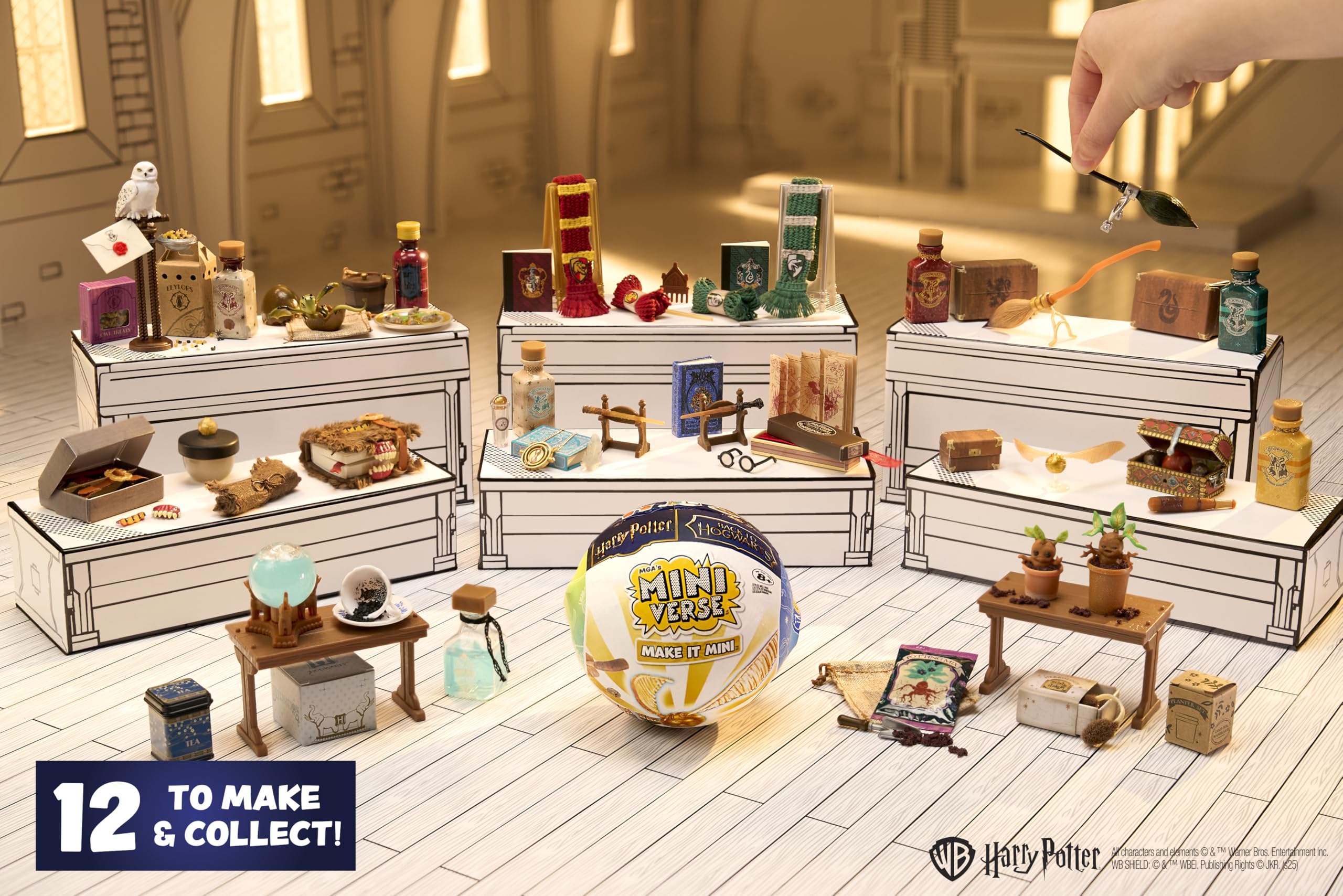 MGA's Miniverse Make It Mini Back to Hogwarts Slytherin notebook mini for collectibles