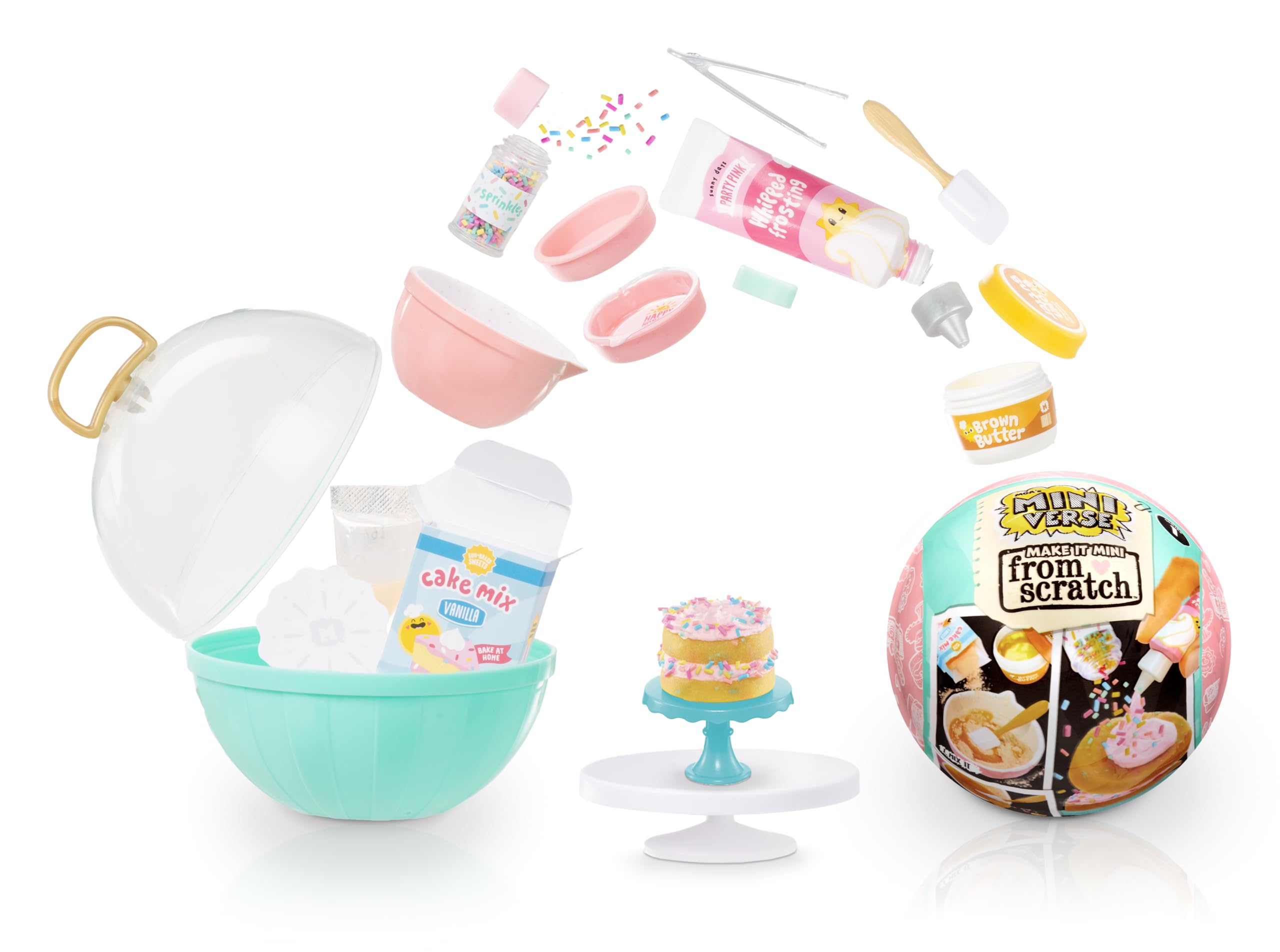 MGA's Miniverse Make It Mini ball accessories and tools for display