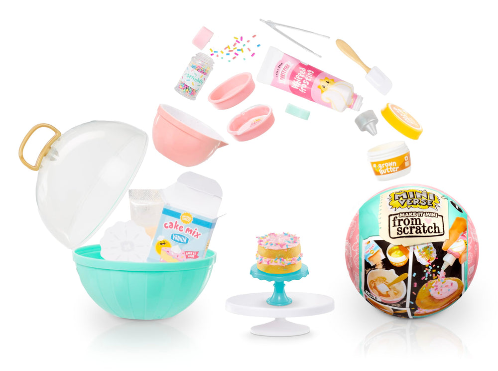 MGA's Miniverse Make It Mini ball accessories and tools for display