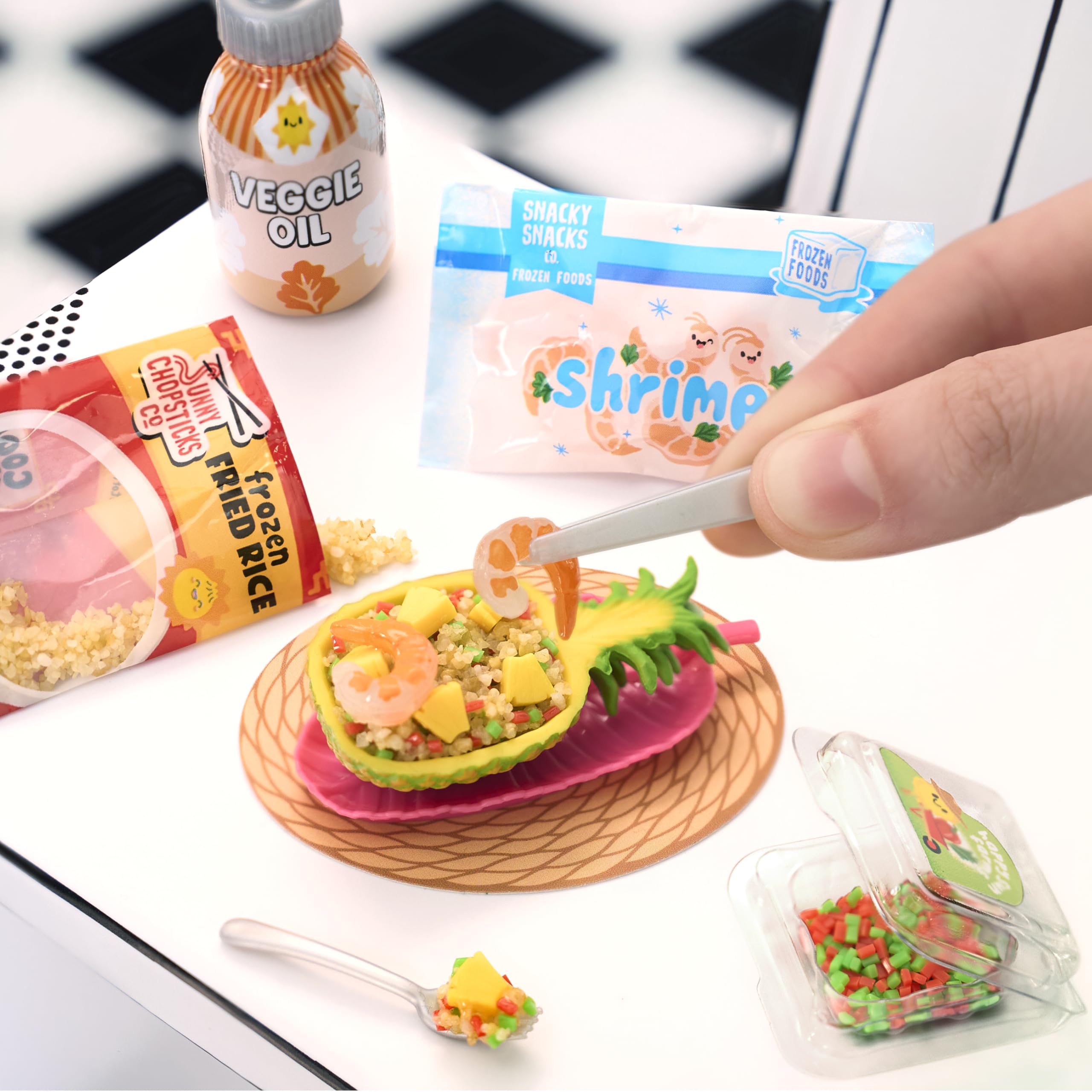 MGA's Miniverse Make It Mini Diner Series 4 recipe cards guide tiny treat assembly