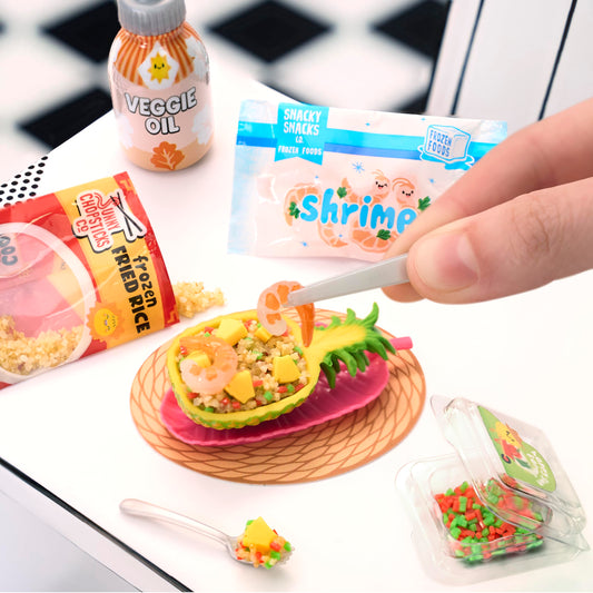 MGA's Miniverse Make It Mini Diner Series 4 recipe cards guide tiny treat assembly