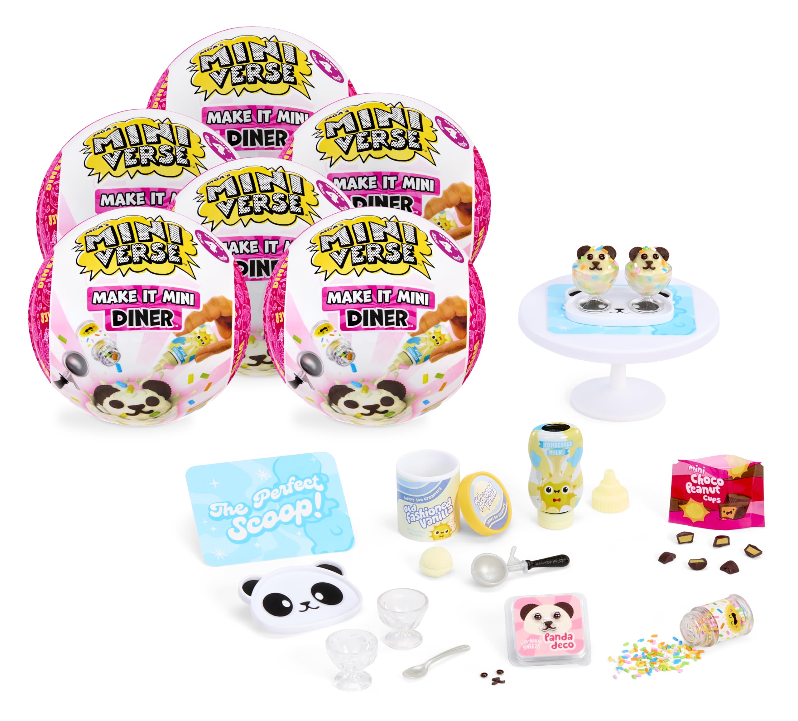 MGA's Miniverse Make It Mini Diner Series 4 surprise balls for creative mini displays