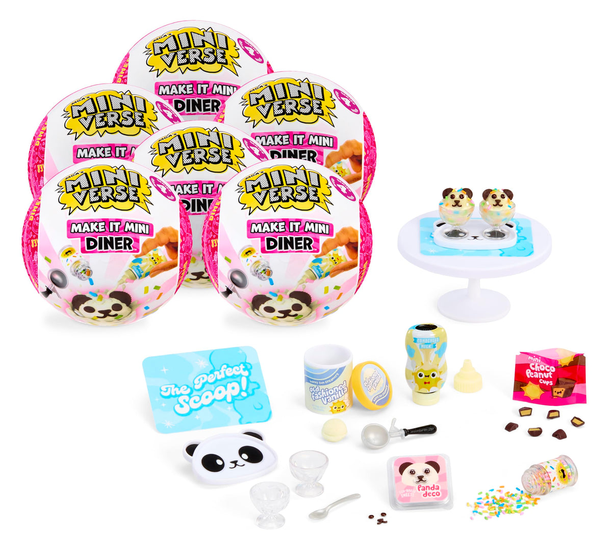 MGA's Miniverse Make It Mini Diner Series 4 surprise balls for creative mini displays