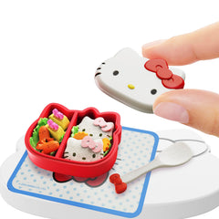 MGA's Miniverse Hello Kitty mini spoons enhance display and collection.
