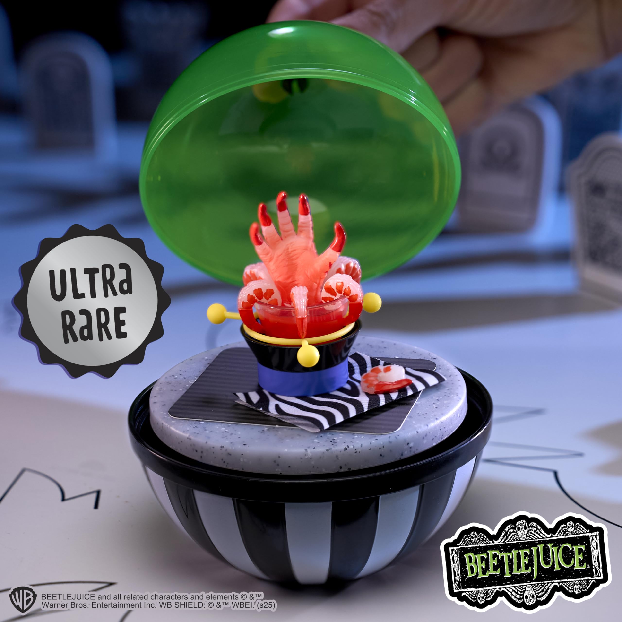 Three non-duplicated surprise balls provide variety in unboxing