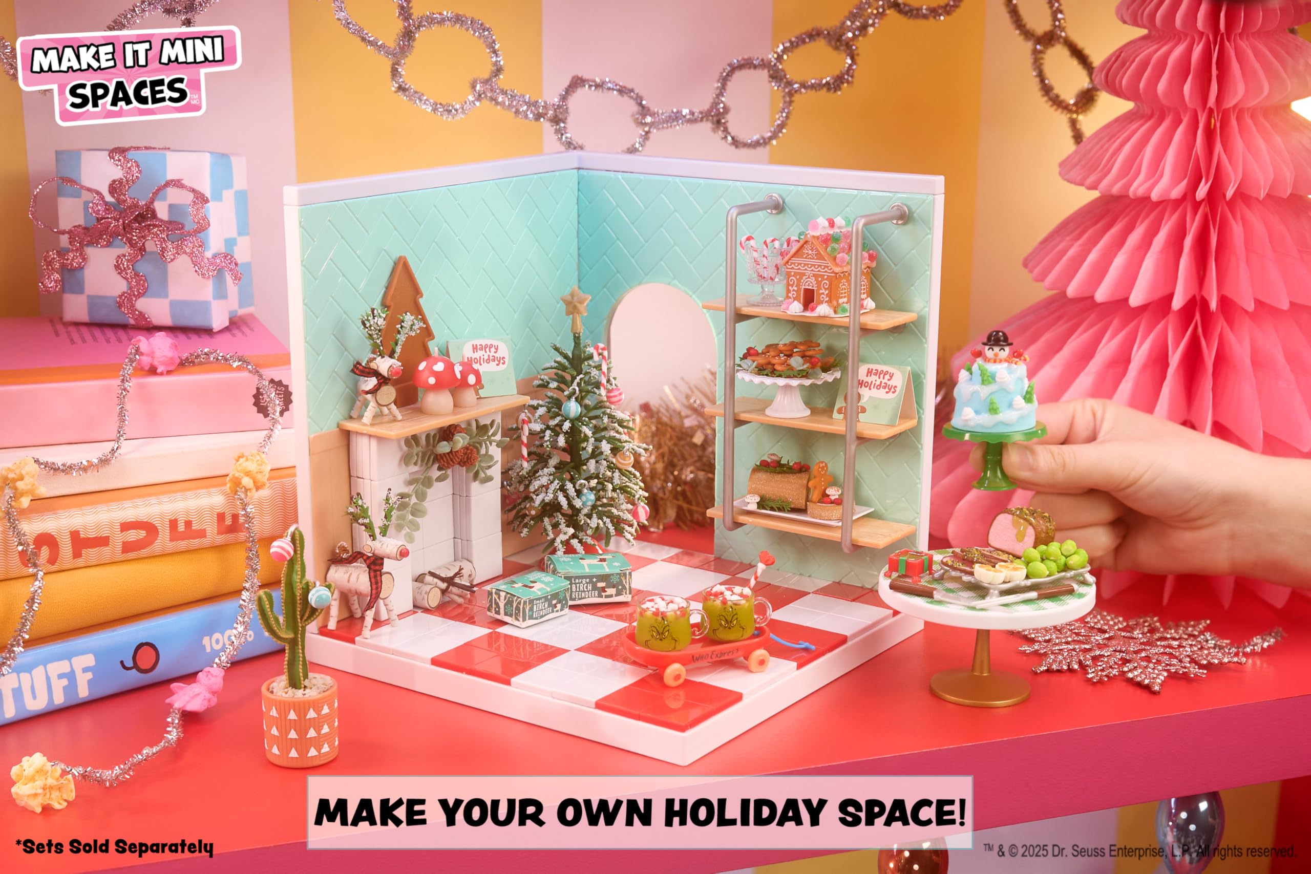 MGA's Miniverse Make It Mini Holiday Ultra Rare Grinch pack for collection
