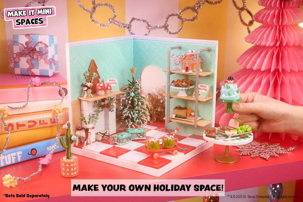 MGA's Miniverse Make It Mini Holiday Ultra Rare Grinch pack for collection