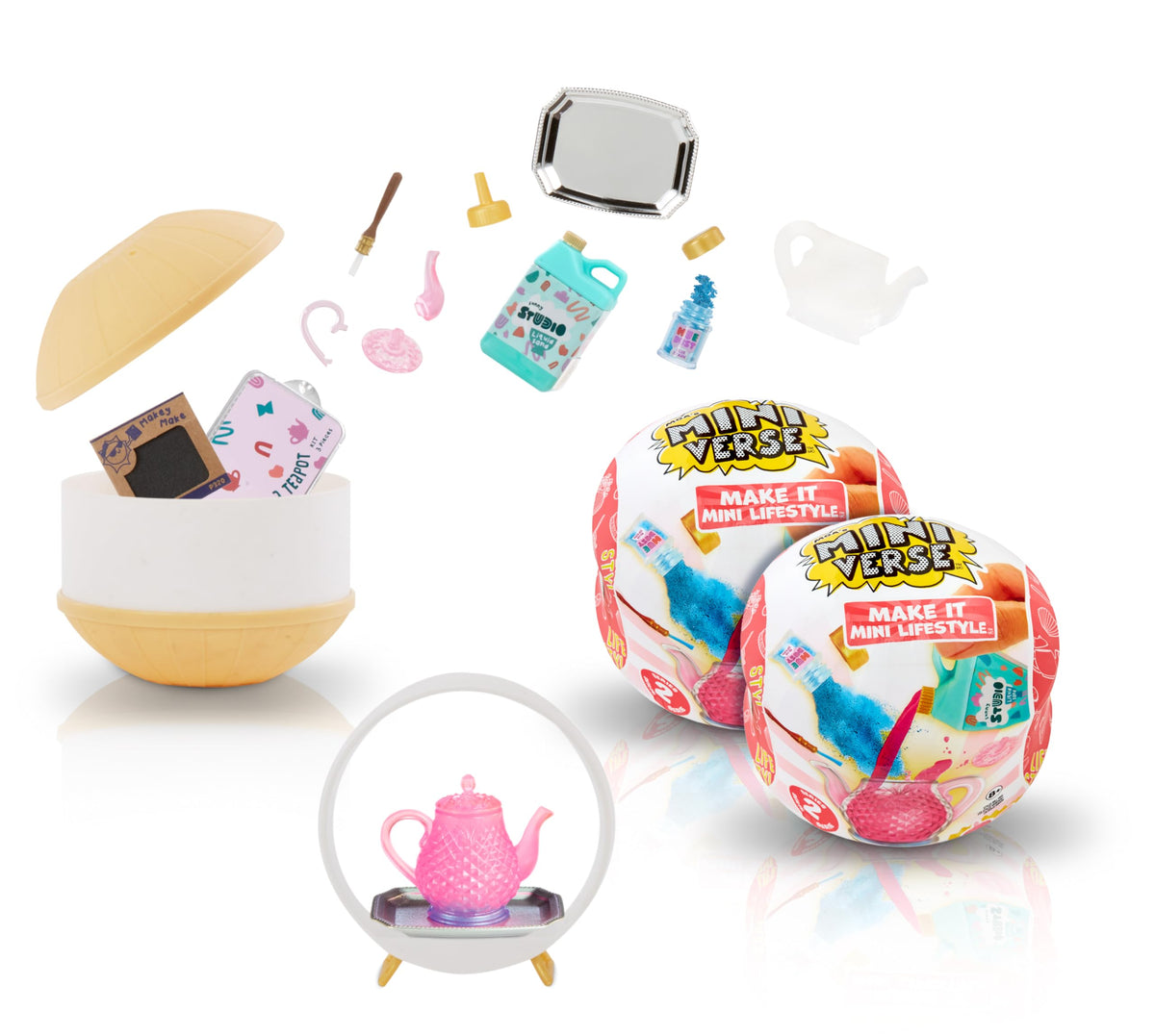 MGA's Miniverse Make It Mini Series 2 ball unboxing shows minis ready to mold and display