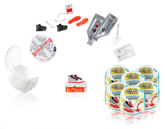 MGA's Miniverse Make It Mini Sneakers pack offers surprise unboxing for budding collectors.