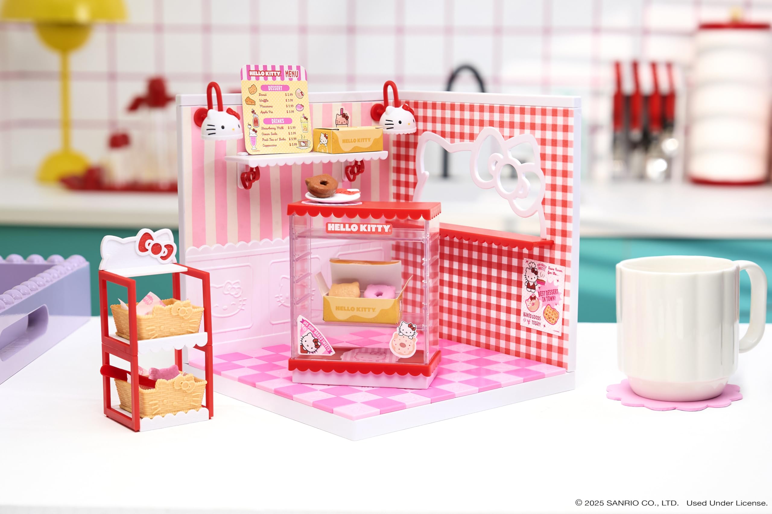 MGA's Miniverse Hello Kitty floor panel anchors tiny space with sturdy base