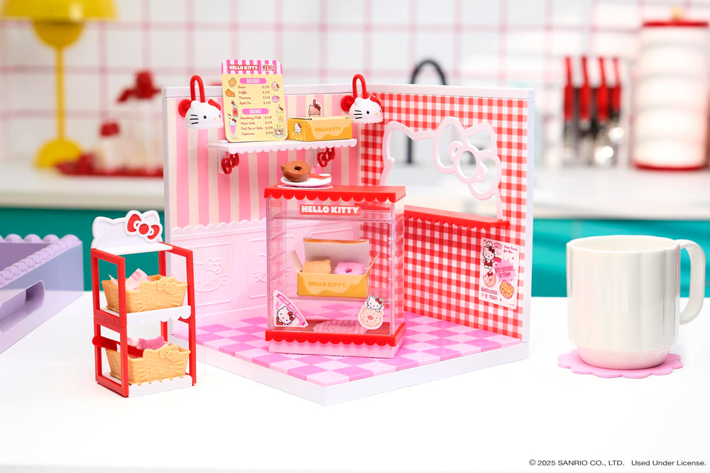 MGA's Miniverse Hello Kitty floor panel anchors tiny space with sturdy base