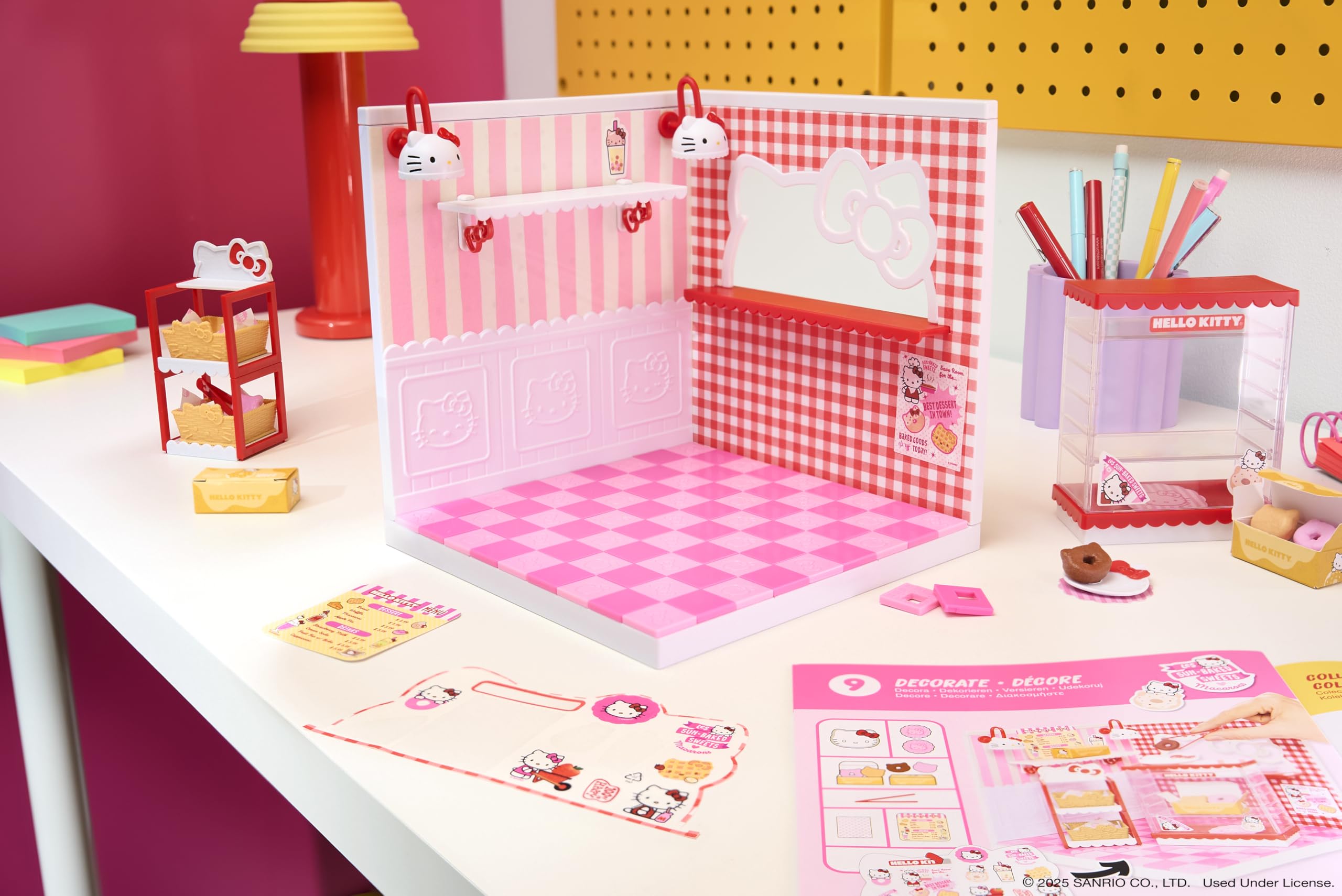 MGA's Miniverse Hello Kitty wallpaper adds color and personality to walls