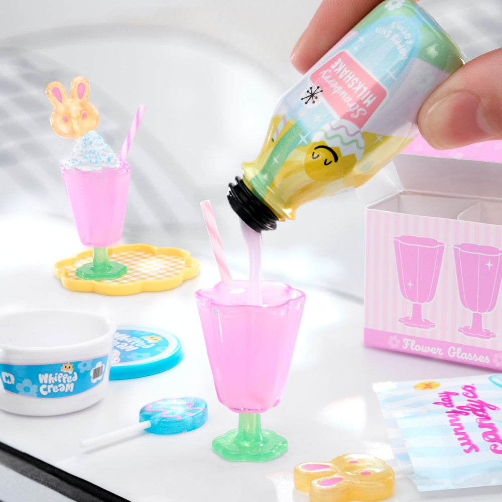 MGA's Miniverse Make It Mini Spring deviled eggs mini adds whimsy to display shelf.