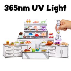 MGA's Miniverse Make It Mini UV Light battery compartment with easy power access