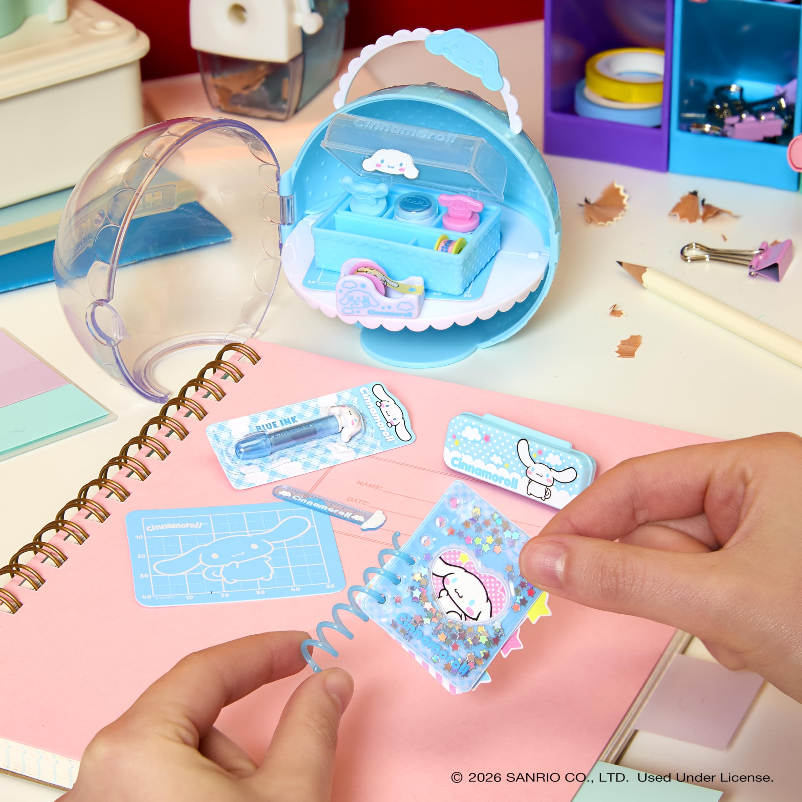Eight collectible mini stationery sets encourage slow reveals and playful shelf-worthy displays.