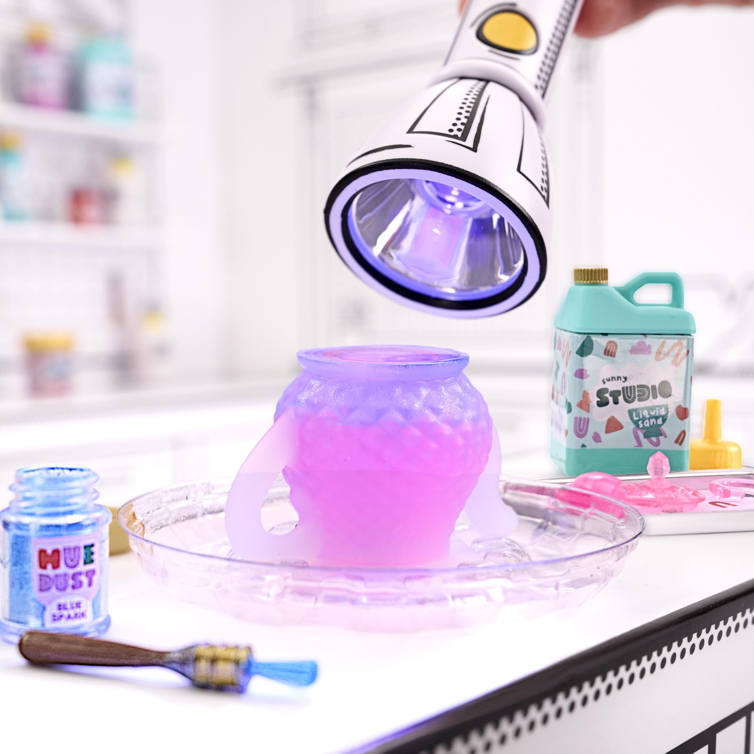MGA's Miniverse teapots mini molds create charming resin miniatures for display