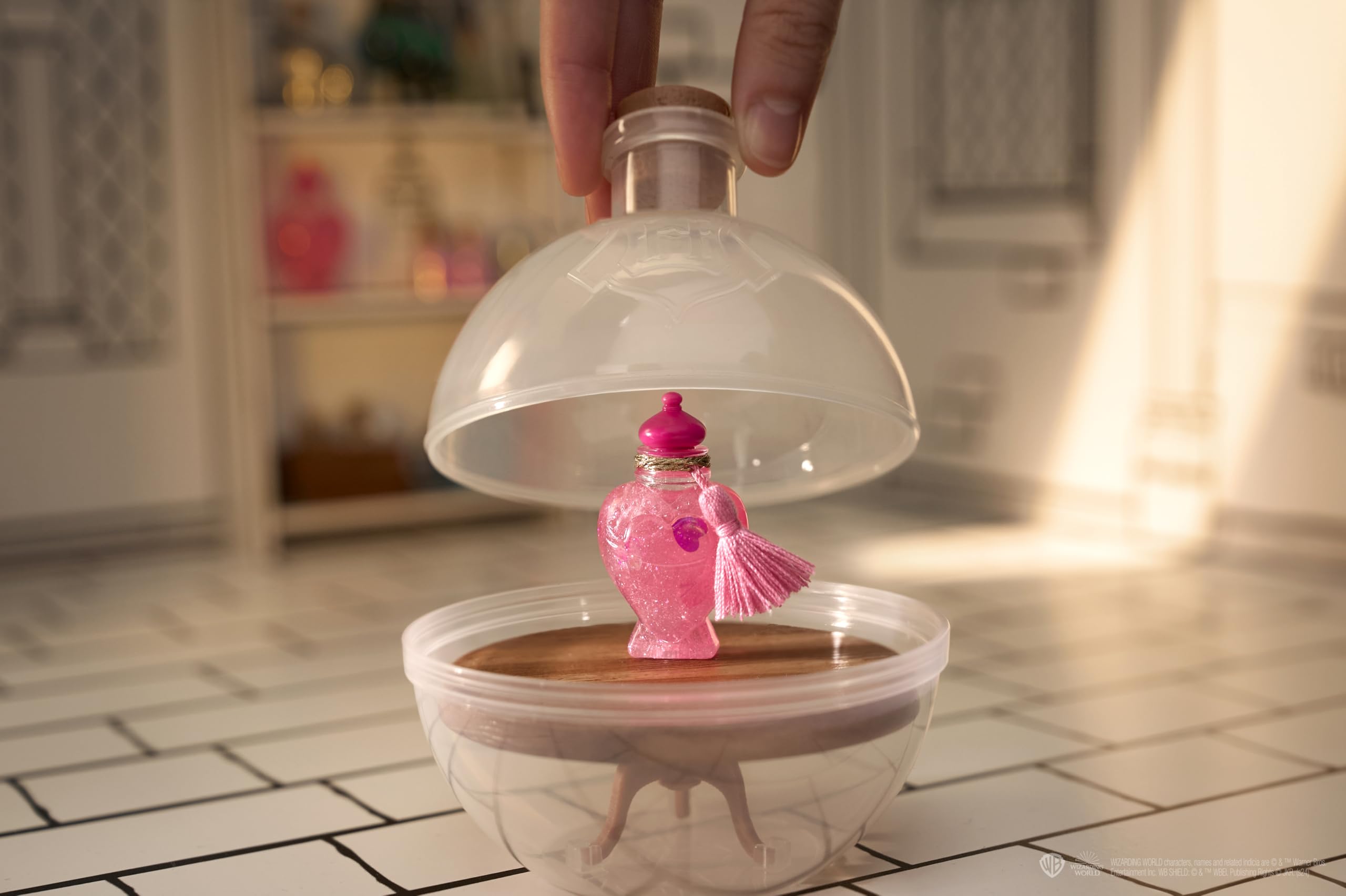 MGA's Miniverse resin mini potion set cures under UV light for display pieces.