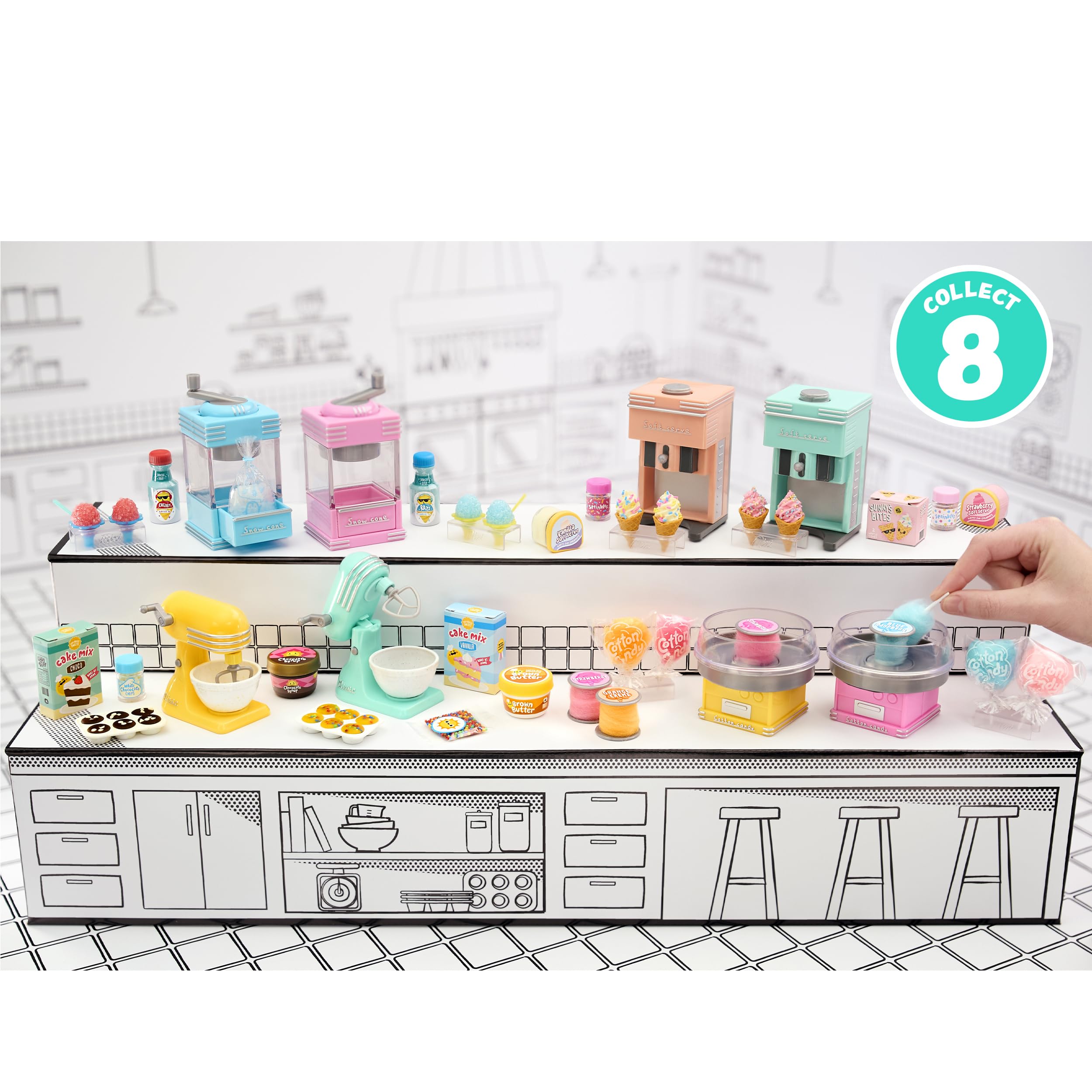 MGA's Miniverse snow cone machine blue for mini crushed-ice treats