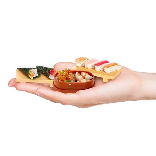 MGA's Miniverse Temaki Sushi mini highlights resin texture suitable for decor.