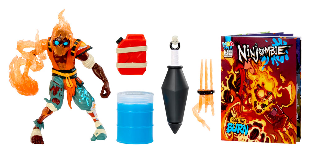 Ninjombie Scorchstrike figure ready for action-packed play sessions.