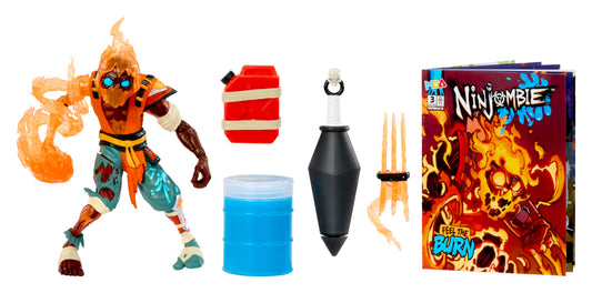 Ninjombie Scorchstrike figure ready for action-packed play sessions.