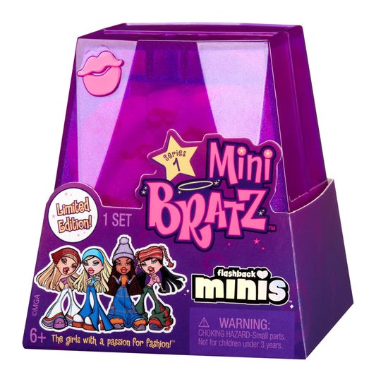 MGA's Miniverse Bratz Minis two-pack in a display-ready capsule for easy shelving.
