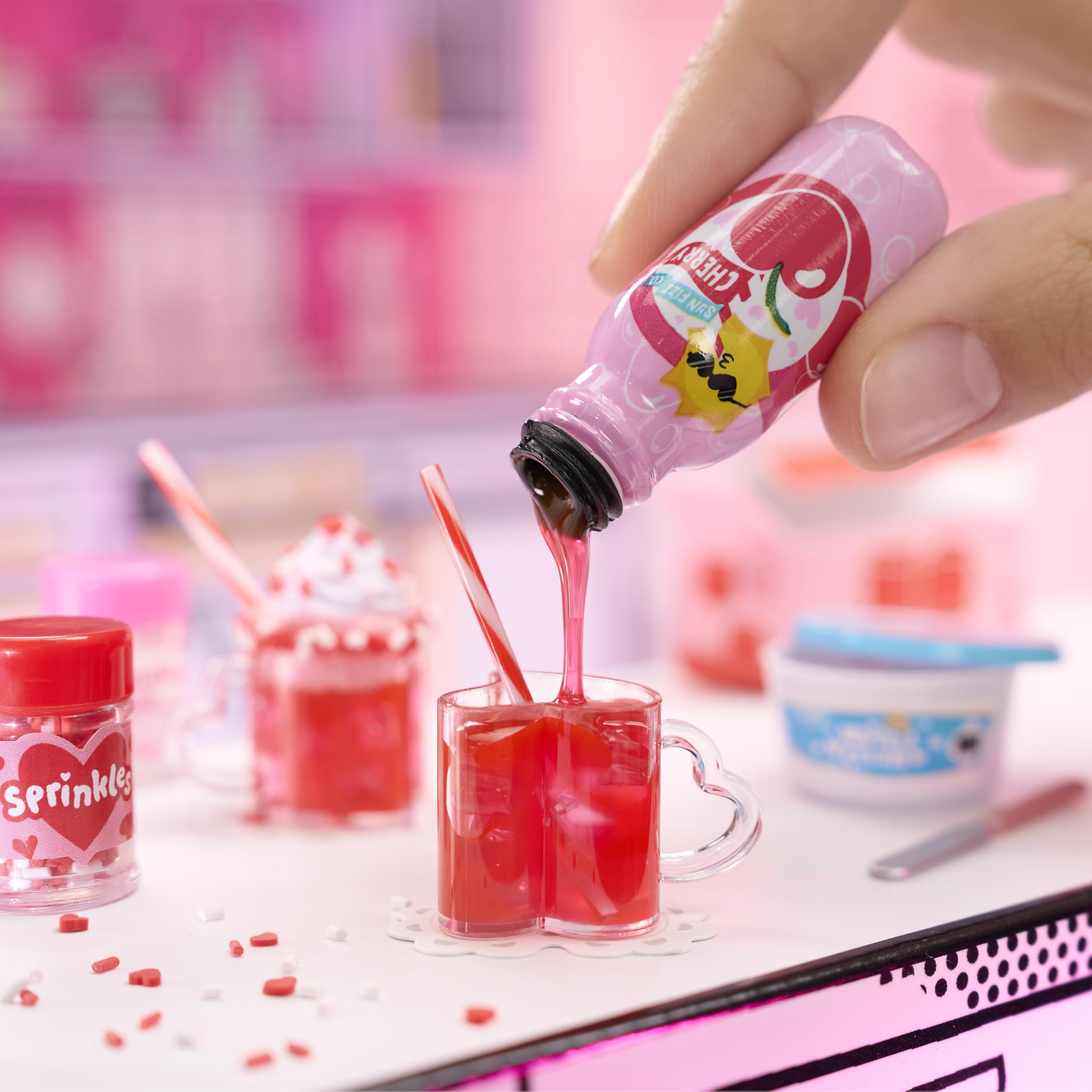 MGA's Miniverse Heart Donuts mini replica showcases detailed resin crafts for display collection