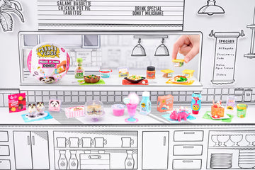 MGA's Miniverse mini ingredients and accessories pack highlighting DIY display potential