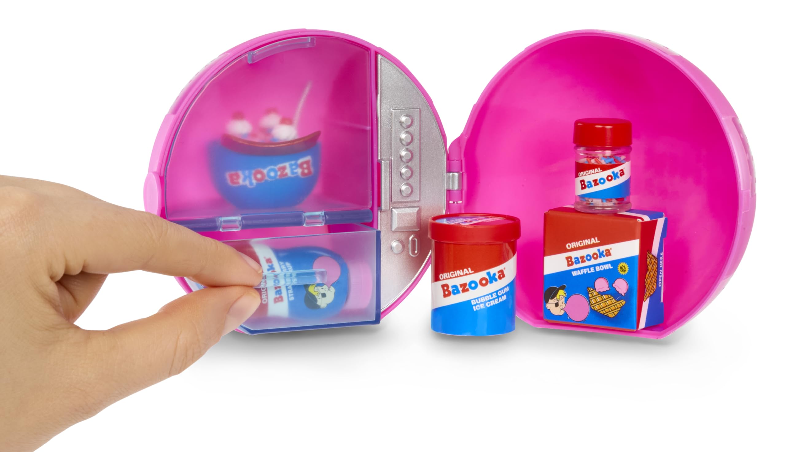 MGA's Miniverse mini treats ingredients display candy-themed components for crafting.