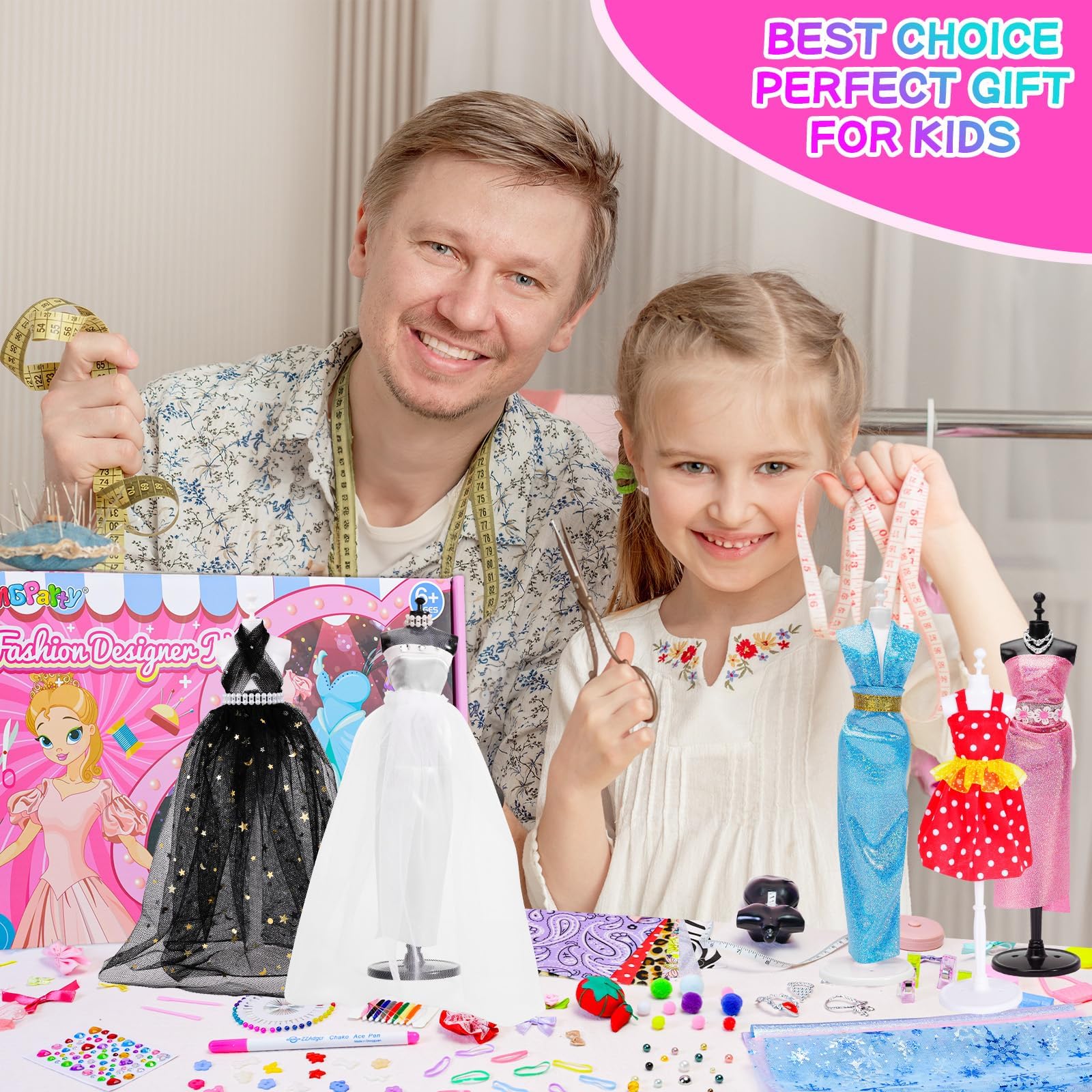 MGparty accessories kit with necklaces and bags to finish mini outfits