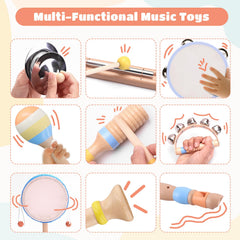 MGparty baby musical instruments set clarinet enhances fine motor play