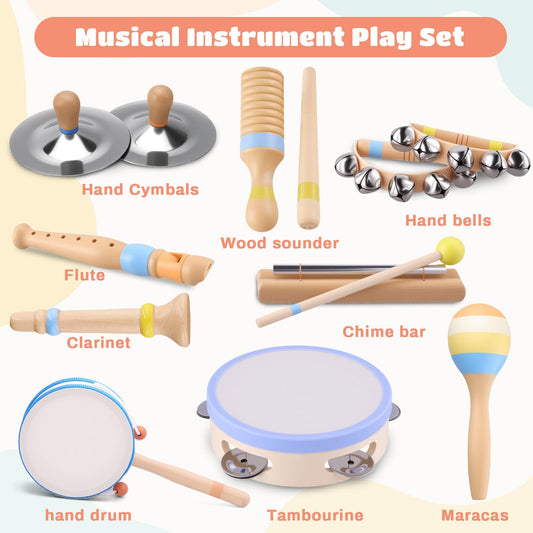 MGparty baby musical instruments set flute for gentle melody play