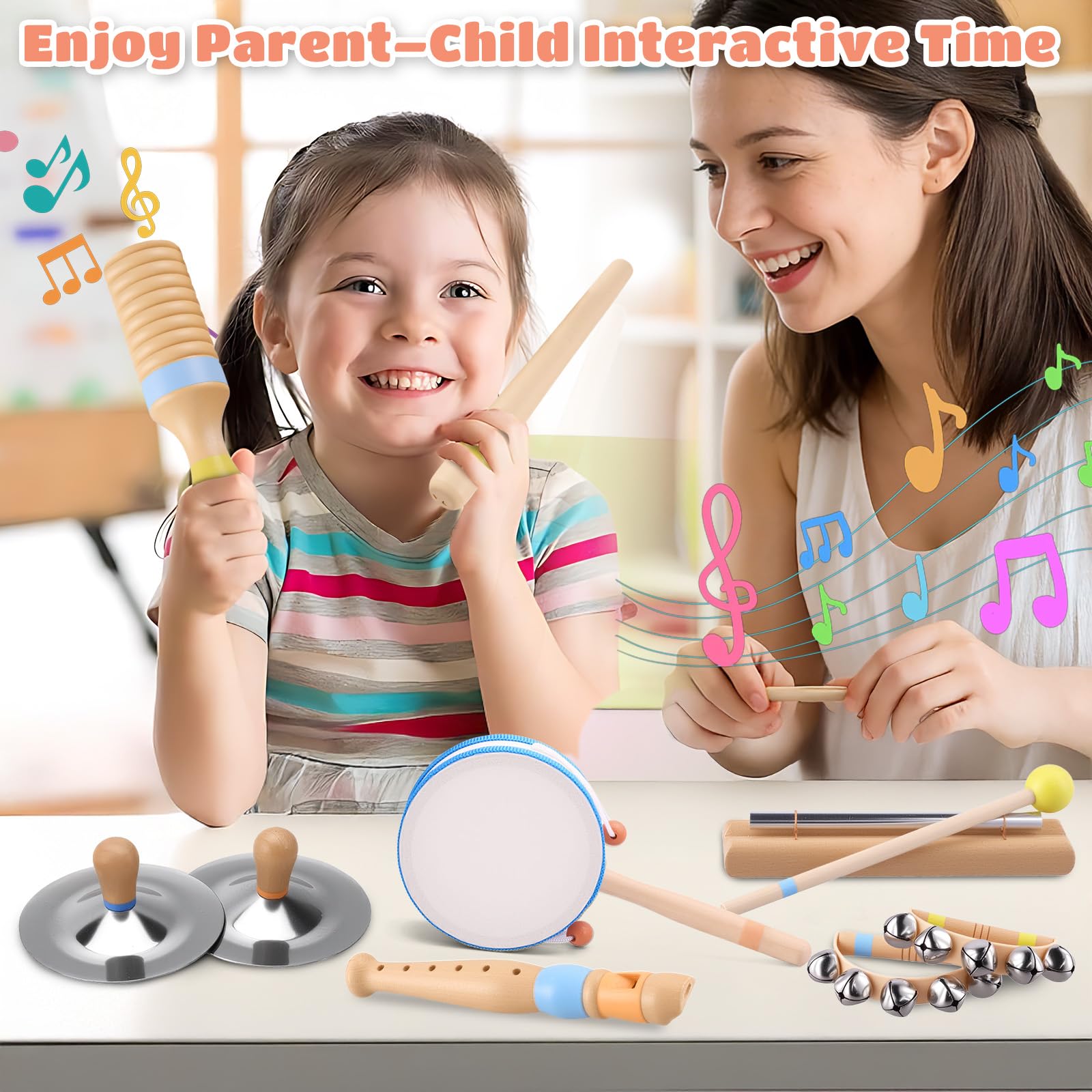 MGparty baby musical instruments set hand bells supports social music making