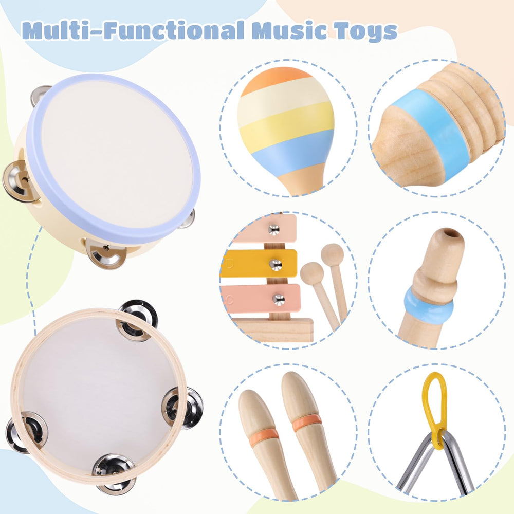 MGparty triangle invites bright percussion learning and graceful practicing for little hands.