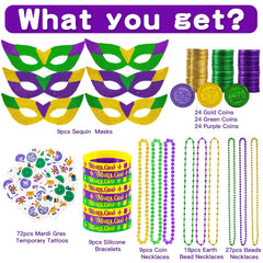 MGparty bead necklaces 54-pack for bold, crowd-pleasing color