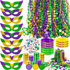 MGparty Mardi Gras masks sequin pack adds vibrant sparkle for celebrations