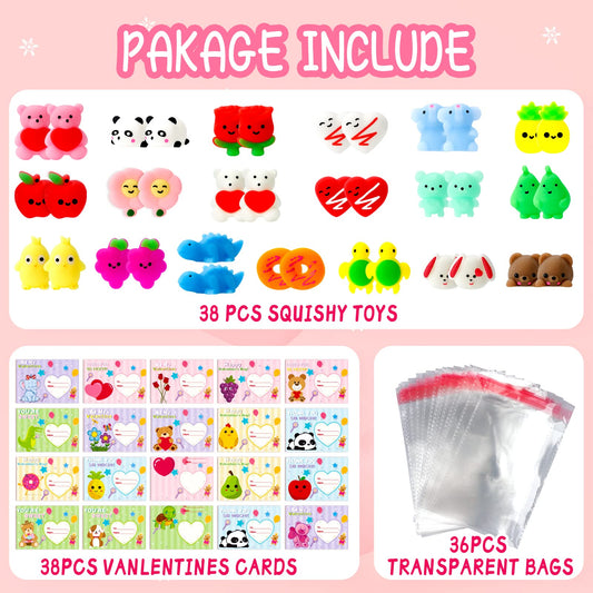 MGparty mochi squishies bear: cute sensory toys ideal for gift bags.